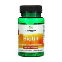 Swanson Biotin 5000 mcg 100 Capsules