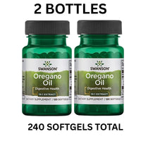 Swanson Oregano Oil 10:1 Extract 240 Softgels 2 Pack (Featured Image)