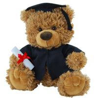 Elka Bear Tilly Graduation Teddy 24cm – plush soft toy with cap, gown & scroll keepsake gift