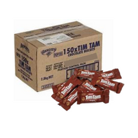 Tim Tam Original Chocolate Biscuit 18g x 150 individually Wrapped Portions Carton Bulk Box (Featured Image)