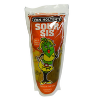 Van Holtens Sour Sis Pickle Tart Tangy Pickle - 12 Pack USA
