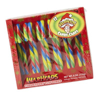Warheads Sour Candy Canes 170g Strawberry Flavour x 12 - Aussie Variety-AU Ancel Online
