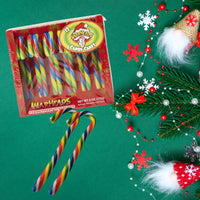 Warheads Sour Candy Canes 170g Strawberry Flavour x 12 - Aussie Variety-AU Ancel Online