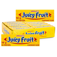 Wrigley's Juicy Fruit Sugar Free Gum 14g x 30 Packets - Aussie Variety-AU Ancel Online