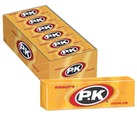 Wrigleys PK Peppermint Sugar Free Chewing Pellet Gum 14 Grams x 30 (Featured Image)