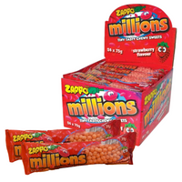 Zappo Millions Strawberry Flavour 75g x 24 Piece Pack (Featured Image)