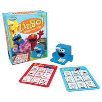 ThinkFun Zingo Bingo Sesame Street preschool board game ages 4 plus educational matching literacy toy