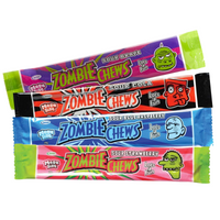 Zombie Chews Assorted Flavours 28g - 60 Bar Pack
