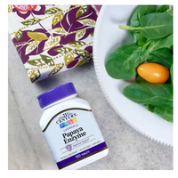 21st Century Papaya Enzyme 100 Tablets - Gluten Free - Aussie Variety-AU Ancel Online