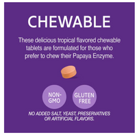 21st Century Papaya Enzyme 100 Tablets - Gluten Free - Aussie Variety-AU Ancel Online