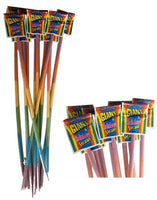 Giant Rainbow Sherbet Straw 13g - 20 Pack - Aussie Variety-AU Ancel Online