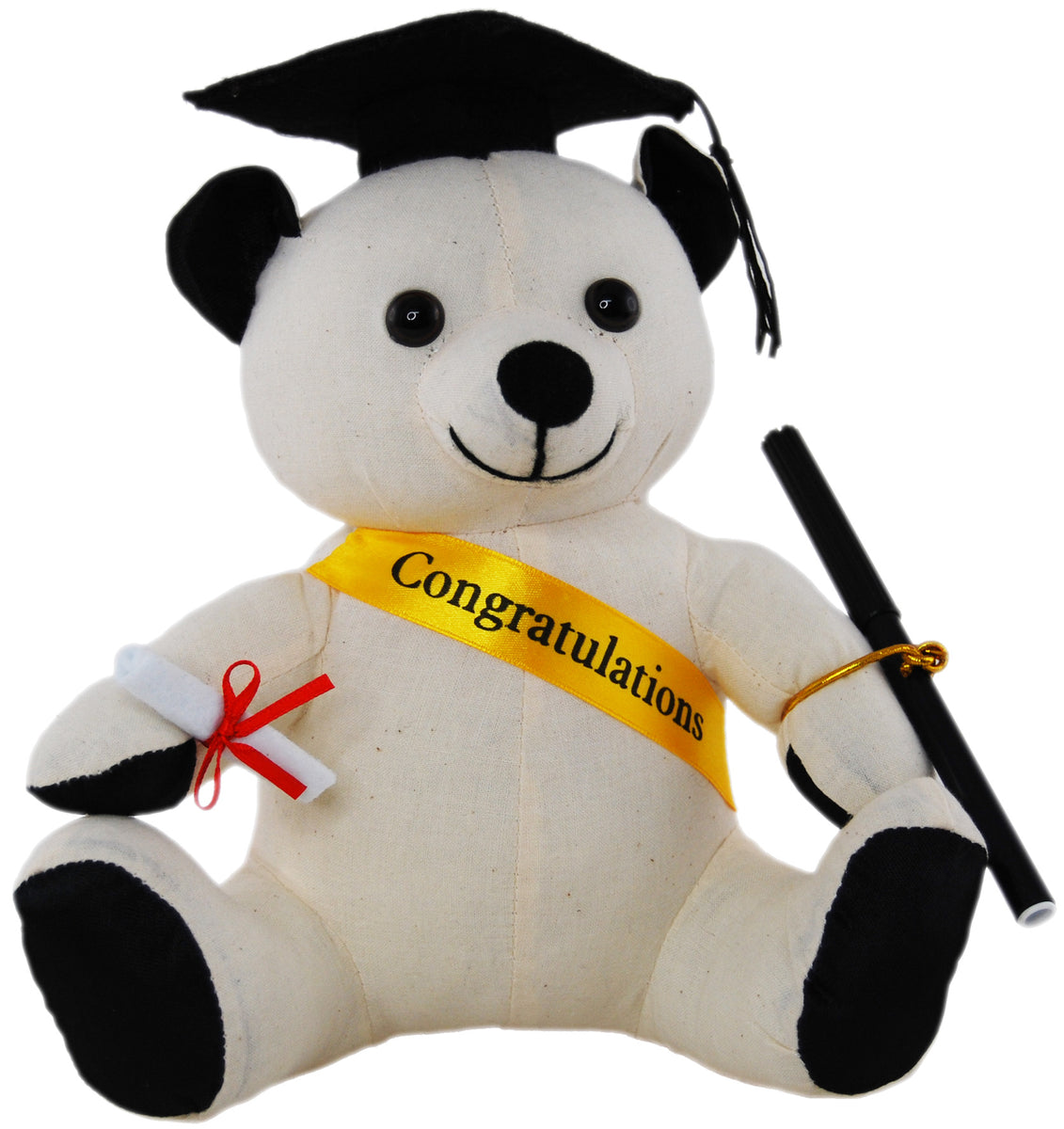 Congratulations Graduation Autograph Bear With Pen 22cm Ancel
