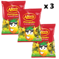 Allens Pineapple 170g - 3 Pack - Aussie Variety-AU Ancel Online