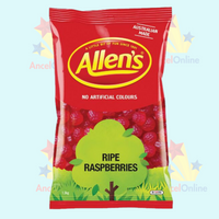 Allens Ripe Raspberries 1.3kg Halloween Party Favors Candy Buffet Bulk Lollies - Aussie Variety-AU Ancel Online