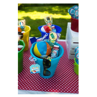 Inflatable Rainbow Beach Ball 25cm Pack of 12 Hand Inflatable Air Pump Included - Aussie Variety-AU Ancel Online