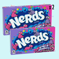 Nerds Candy Strawberry And Grape141g Theatre Box - 2 Pack American Candy - Aussie Variety-AU Ancel Online
