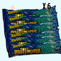 Zappo Millions Blueberry Flavour 75g - 6 Pack - Aussie Variety-AU Ancel Online