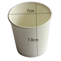 White 7oz Disposable x 500 Paper Cups 207ml Water Dispenser Cooler Cup
