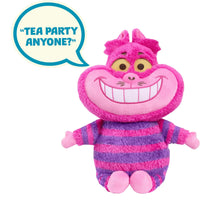 Disney Junior Alice’s Wonderland Bakery Cheshire Cat plush toy 12 inch with glow in the dark eyes ages 3 plus
