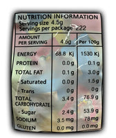 TNT Sour Chews 4.5g x 50 Piece Pack
