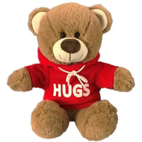 HUGS Hoodie Brown Teddy Bear Valentine Gift 25cm Romantic Keepsake (TEMU) - Aussie Variety-AU Ancel Online
