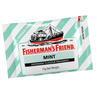 Fisherman’s Friend Peppermint Sugar Free Lozenges –  25g Packs for Sore Throat and Cough Relief
