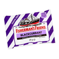 Fishermans Friend Blackcurrant Menthol Lozenges 25 g x 12 Packs
