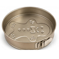 Christmas Gingerbread Man Springform Cake Tin 26cm Non-Stick Round Baking Pan – Cucina – 1 Piece
