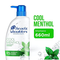 Head And Shoulders Cool Anti Dandruff Shampoo With Menthol Extract 660ml Irritated Scalp Care
