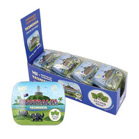 Impact Mints Australia Tasmania Landmark Strong Mint Candy Tin (Bulk Pack of 12) | Sugar Free, Halal Certified, Collectible Design (Featured Image)
