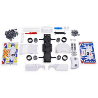 Meccano Junior RC Police Car building kit with tools and controller STEM toy ages 5 plus
