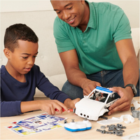 Meccano Junior RC Police Car building kit with tools and controller STEM toy ages 5 plus
