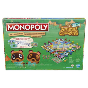 Monopoly Animal Crossing New Horizons Edition board game ages 8 plus 2 to 4 players
