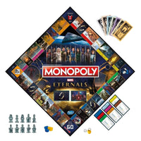 Monopoly Marvel The Eternals Edition board game ages 8 plus 2 to 6 players
