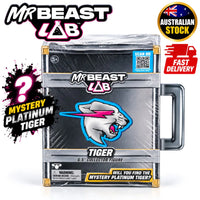 MrBeast Lab Tiger 6.5" Collector Figure – Mystery Platinum Tiger (Featured Image)

