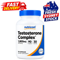 Nutricost Testosterone Complex 1800mg 90 Capsules (Featured Image)
