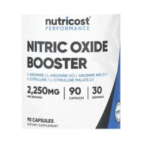 Nutricost Nitric Oxide Booster 2250mg Per Serving 90 Capsules
