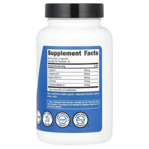 Nutricost Nitric Oxide Booster 2250mg Per Serving 90 Capsules