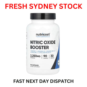 Nutricost Nitric Oxide Booster 2250mg Per Serving 90 Capsules