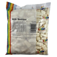 Rainbow Confectionery Milk Bottles 1kg Bag New Zealand Candy

