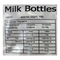Rainbow Confectionery Milk Bottles 1kg Bag New Zealand Candy
