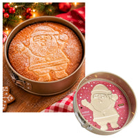 Christmas Santa Springform Non-Stick Round Baking Pan Cake Tin 26cm – Cucina – 1 Piece
