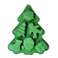 Christmas Tree Silicone Baking Mould Green 21x18.5cm – Festive Chocolate And Treat Mould 1pc (Copy) (Featured Image)
