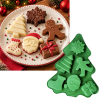 Christmas Tree Silicone Baking Mould Green 21x18.5cm – Festive Chocolate And Treat Mould 1pc (Copy)
