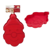 Christmas Santa Silicone Cake Mould 29.5x22.5cm Red Shaped Baking Pan 1pc
