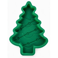 Christmas Tree Silicone Cake Mould 29.5x22.5cm Green Festive Baking Pan 1pc (Featured Image)
