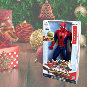 Marvel Titan Hero Tech Electronic Spider-Man 12 inch action figure toy with sounds ages 4 plus