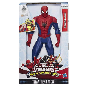 Marvel Titan Hero Tech Electronic Spider-Man 12 inch action figure toy with sounds ages 4 plus