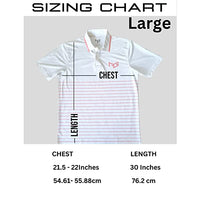 Men’s Golf Polo Shirt Light Blue Short Sleeve Breathable Moisture Wicking Performance
