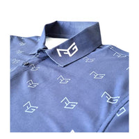 Men’s Golf Polo Shirt Blue Short Sleeve Breathable Moisture Wicking Performance (Copy)
